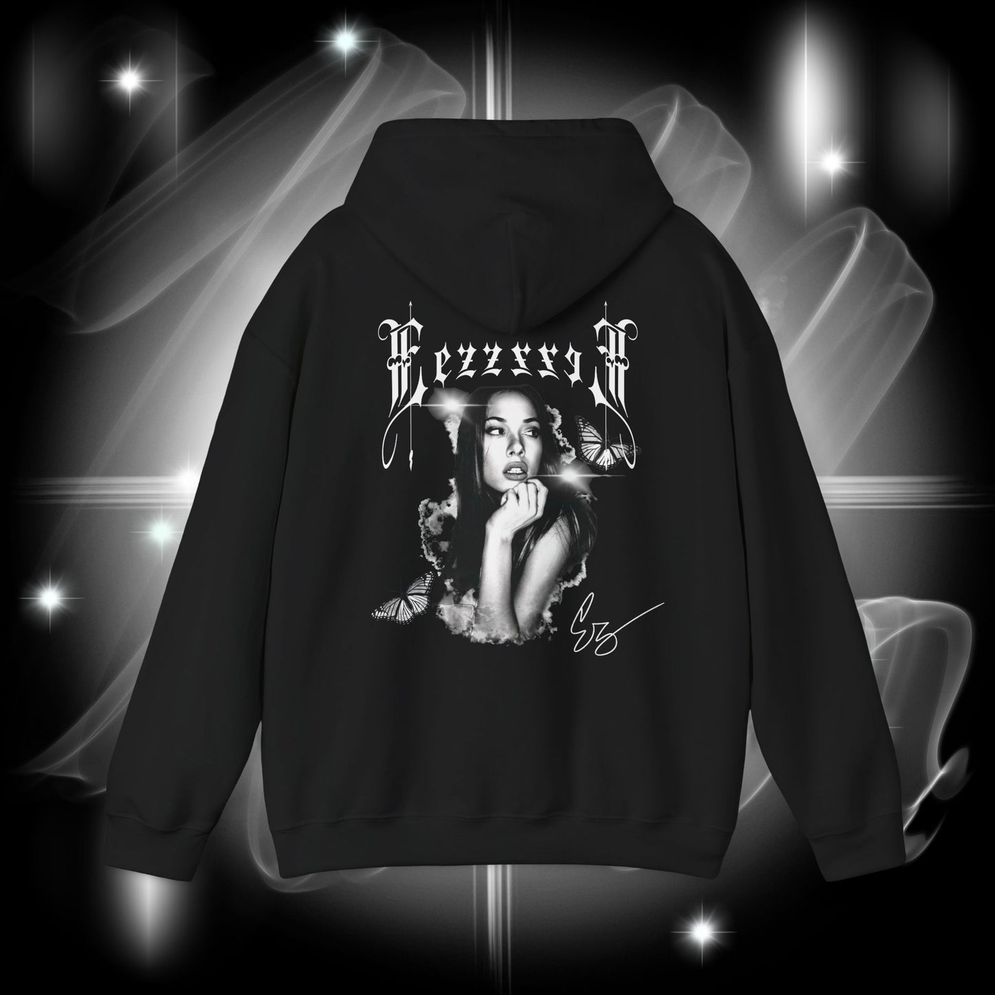 Girl & Butterfly Unisex Heavy Hoodie
