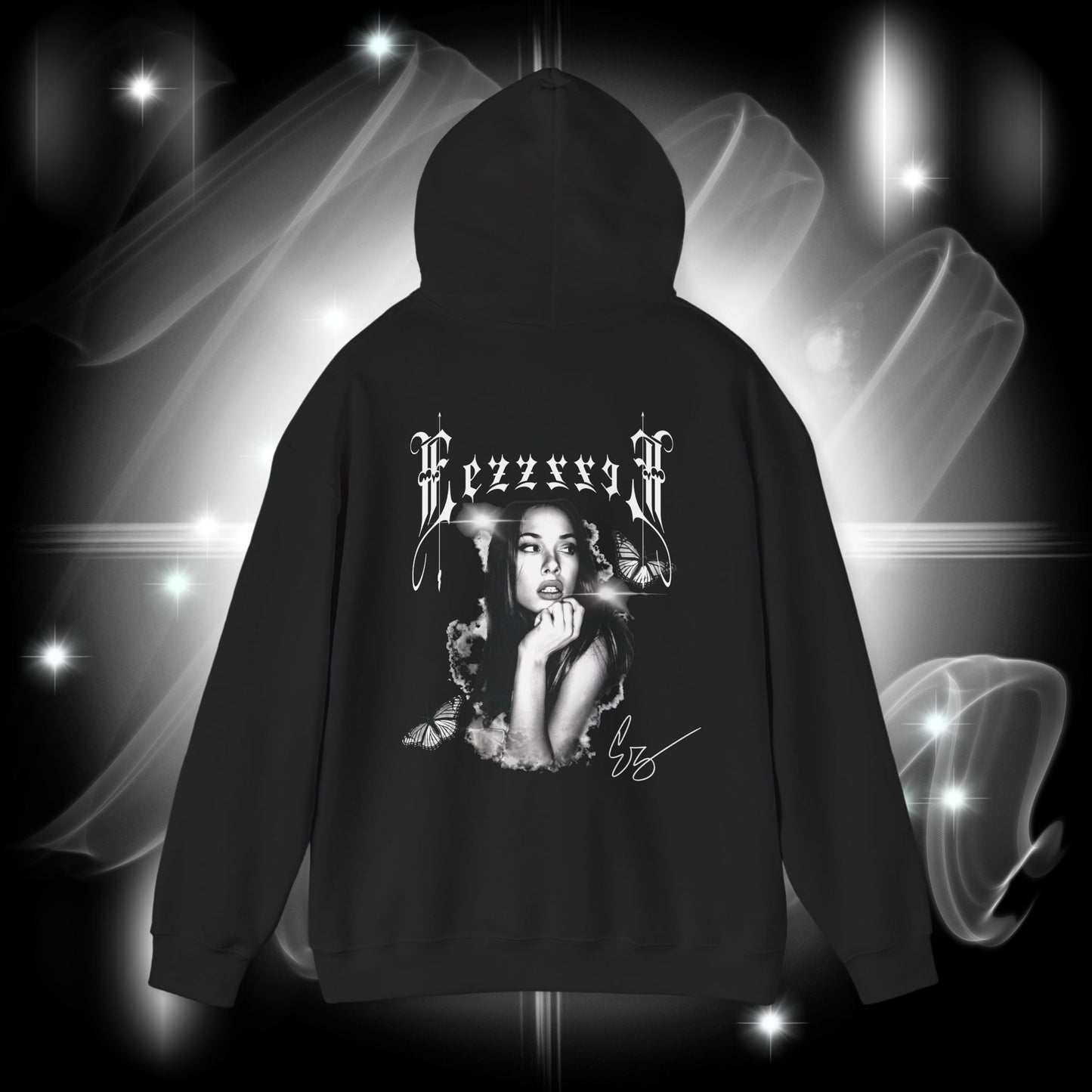 Girl & Butterfly Unisex Heavy Hoodie